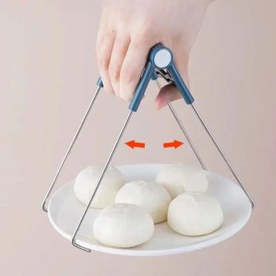 1pc Anti-scalding Clip Bowl Clamp Steamed Vegetable Tongs BBQ Clip Tray Lifter for Kitchen Convenience Cooking Kitchen Tools