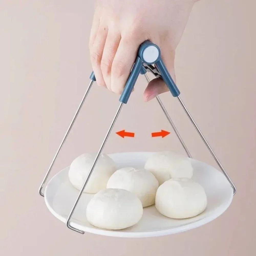 1 Stück Verbrühschutz-Clip Schüsselklemme Dampfgemüsezange BBQ-Clip Tablettheber für Küchenbequemlichkeit Kochen Küchenwerkzeuge