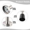 100mm Hydraulic Door Stopper Stainless Steel Hydraulic Buffer Door Stopper Doorstop Anti Collision Doorstop Home Décor Doorstop