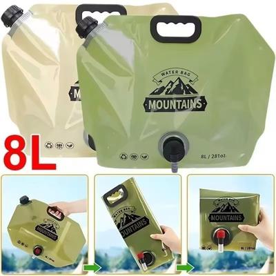 8L Portable Water Storage Bag for Travel Fishing Outdoor Activities