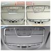 Chrome Car Roof Reading Lights Decor Frame Cover Trim ABS Accessories For Mercedes Benz GLC X253 / C CLASS W205 C200 2015 -