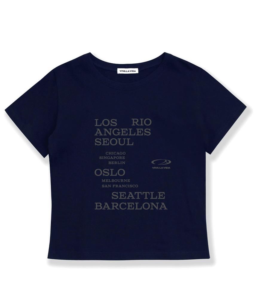 Bibalabida Rio Crop Short Sleeve T-Shirt