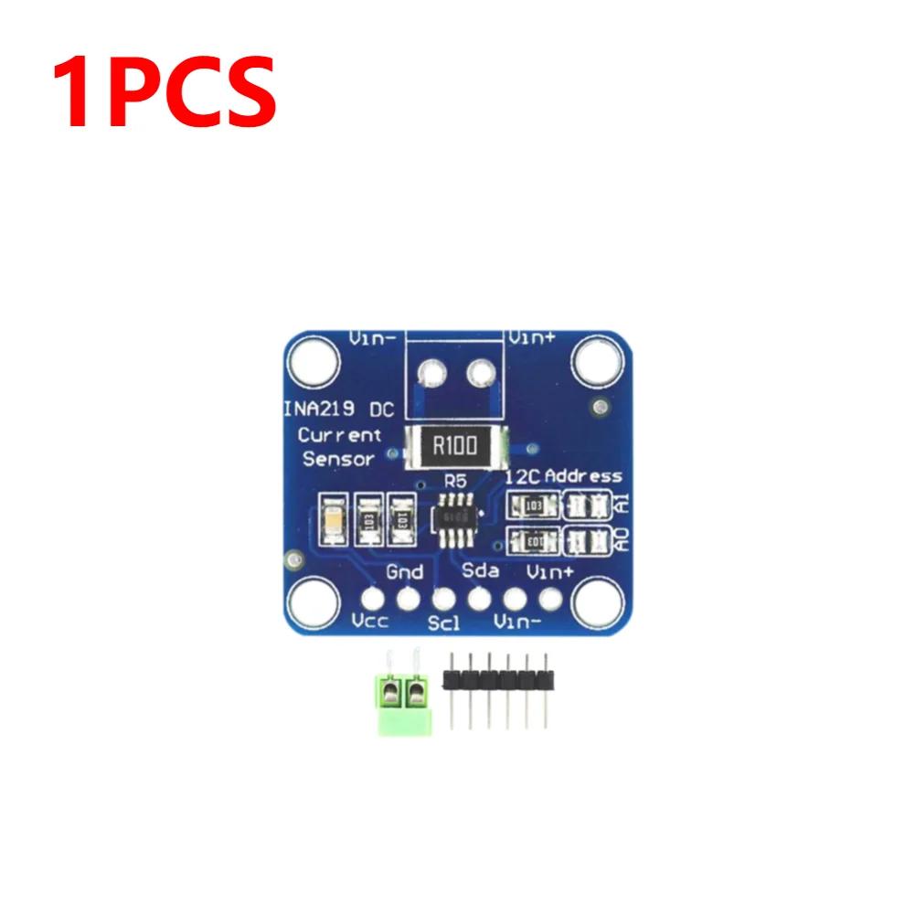 10-1PC MCU-219 INA219 Bi-directional Current Sensor Breakout Module I2C Zero Drift Power Monitoring Sensor Module High-precision