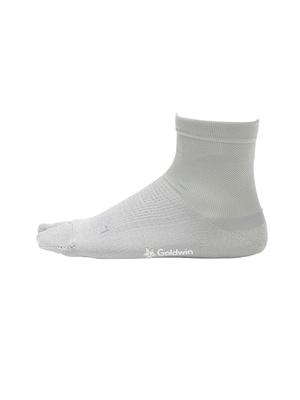 Papierfaser Tabi Viertelsocken MIX GRAU 4 [Goldwin]