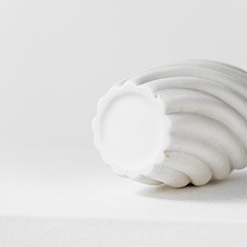 Art Striped Vase Ceramic Hydroponic Vase Flower Arrangement Home Decor Desktop Ornaments Garden Decoration