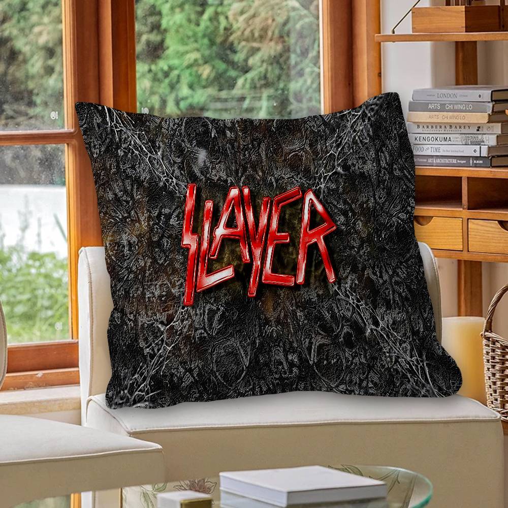 Slayer Heavy Metal Band Music Personalized Pillow Dust Cover Bedroom Kids Party Decoration Pillowcase Birthday Children Gift