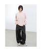 Saendeusaundeu (Unisex) Leopard Wide Oval Elastic Waist Pants Ash