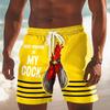 Men's Animal Duck Funny Gestures Swimming Trunks Board Shorts Shorts Mid Waist Streetwear Hawaiian Casual
