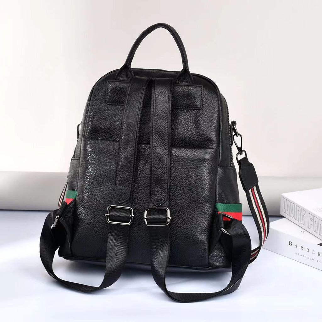 Women's Casual Backpack Women's All-in-one Korean First Layer Leather Fashion Leather Backpack Women's Leather Backpack