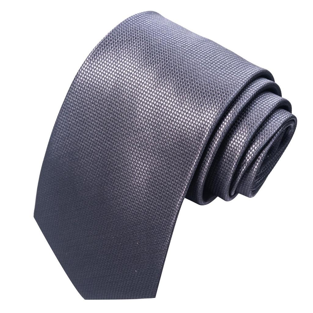 Spring/Summer Blue Series Men's Yarn-Dyed Jacquard Tie - British Style, Hand-Tied, Business Fashion