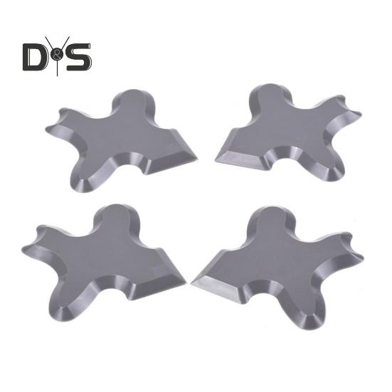 

4 шт. многофункциональные скребки для быстрой обрезки клея с эргономичной ручкой, компактные портативные скребки для удаления клея и краски 4pcs