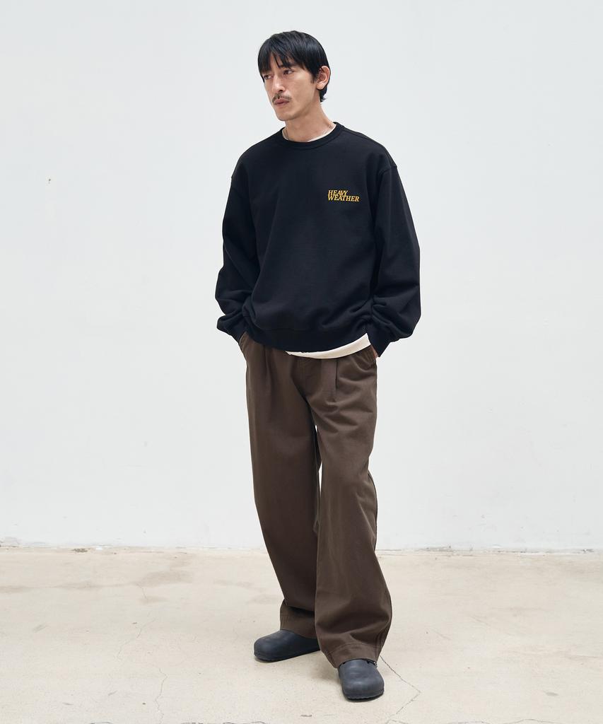 HEBIWEDEO One-Pleat Dart Chino Pants 2 Colors