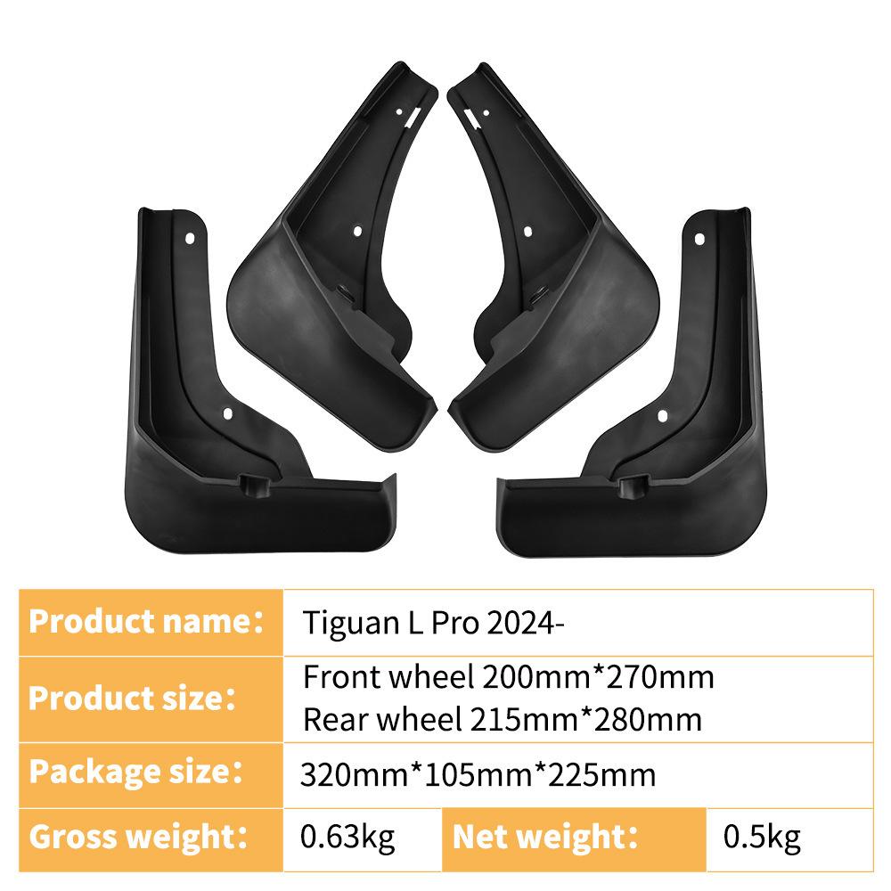 

Suitable for Volkswagen Tiguan L Pro 2025 fender tiles front and rear tires auto accessories армия зеленый
