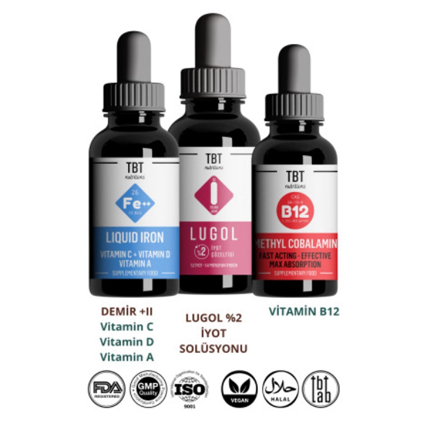 

Stars Of The Body: Lugol 2 %iyot Solution - Iron Drop - Vitamin B12 Drops