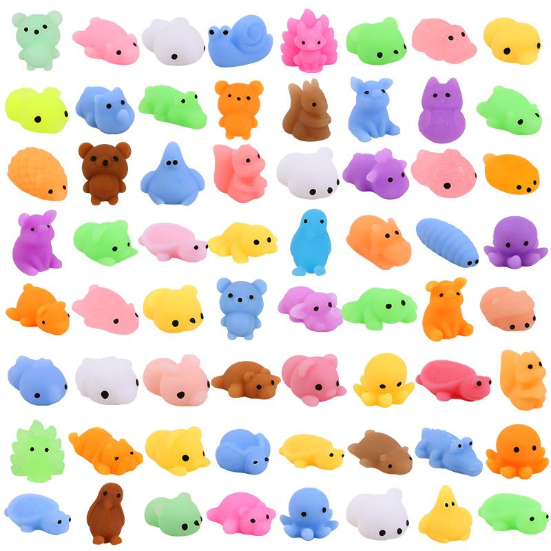 

10/30Pcs Cute Animal Squishy Toys Boy Girl Birthday Party Favors Pinata Filler Kids Christmas Gift Soft Sticky Stress Relief Toy 10Pcs