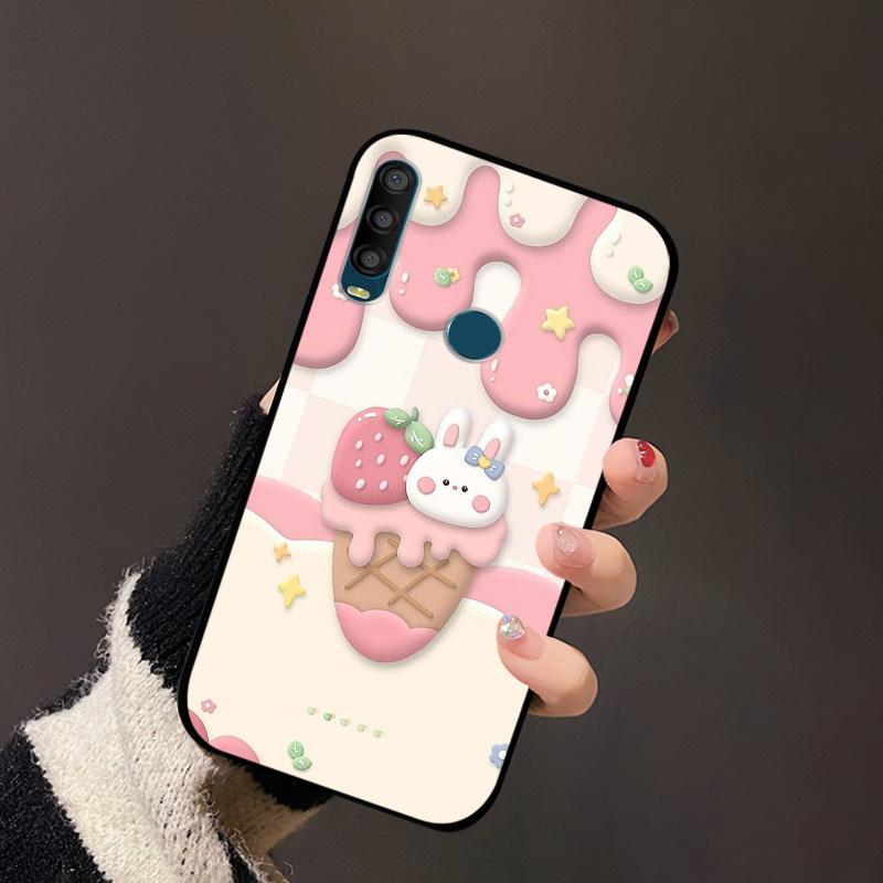 Phone Cover For Alcatel 1SE 2020 Case 5030F 5030U Silicone Soft Painted Cute TPU Coque For Alcatel 1SE Light Fundas 4087U Capa
