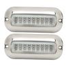 2pcs Marine Led Lights 3.5 Watt Waterproof Transom Boat Underwater Lamp Boat/Yacht Series Ship/Yacht Parts (White Light)