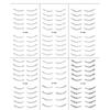 8/10Pairs Simulation Lower Eyelash Tattoo Stickers Transfer Lashes Decals  Eye Makeup Tools