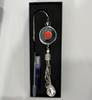 Personalized Shiny Crystal Car Perfume Hanging Ornaments Custom Fluorescent Car Logo Rear View Mirror Pendant Accessories