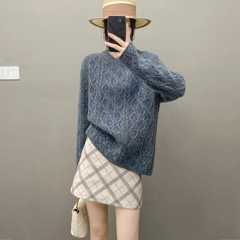 Qinghe 100% Pure Cashmere Women's Sweater - Ultra Soft Luxury Winter Pullover