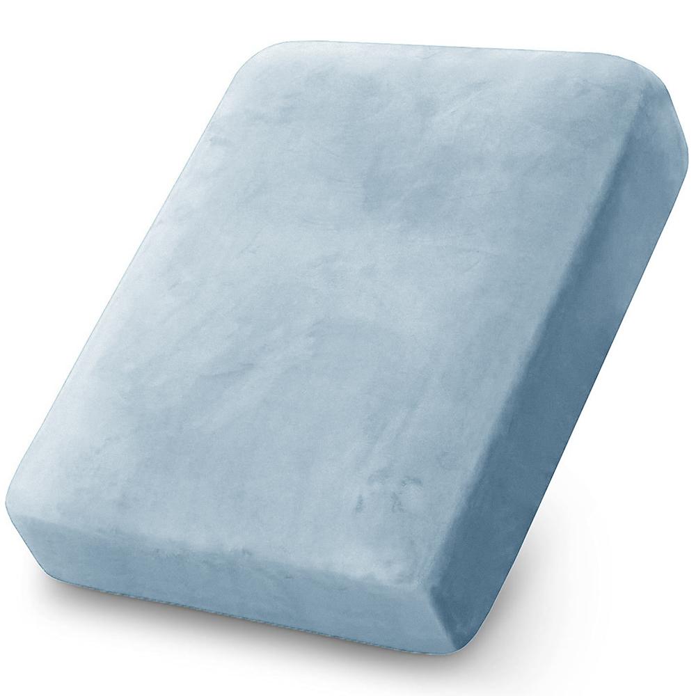 Velvet Soft Patio Sofa Covers Stretchy Sofa Sectional Covers Removable Seat Cushion Case For Outdoor Garden Home Decor