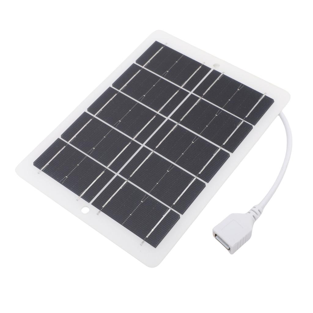 Solar Panel 3W 5V High Efficiency Multi Purpose USB Solar Panel Charger for Mobile Phone Tablet