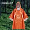 Emergency Thermal Insulation Rain Cape for Outdoor Camping and Hiking