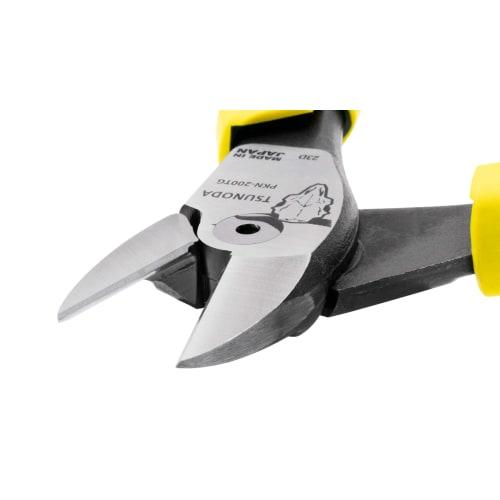 TSUNODA Power Hard Wire Nippers, Eccentric, for Electrical Work, 200mm, PKN-200TG