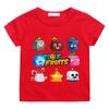Blox Fruits Game Kids Tshirt Cartoon Printed T-Shirt Fashion Casual Boys Girls T Shirt Summer Kawaii Short Sleeve Tops