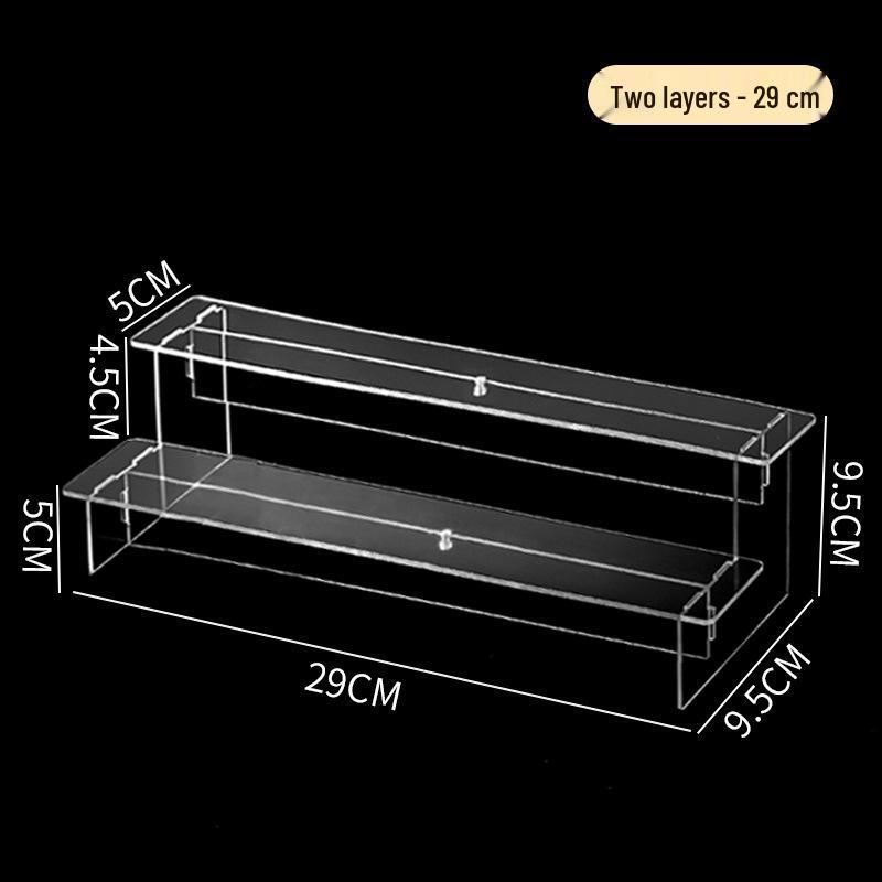 Transparent Multilayer Acrylic Display Stand for Figurines and Dolls