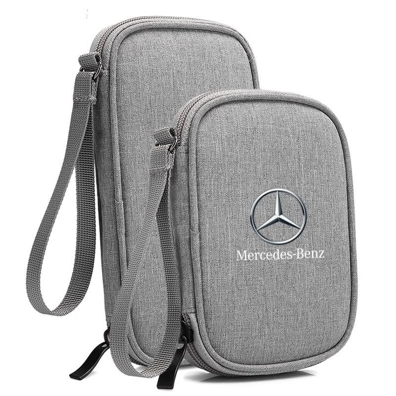 GLC GLB Waterproof Car key car driver's license Storage bag For Mercedes Benz A C E S G Class GLC CLE CLA GLB GLS W177 W205 W21
