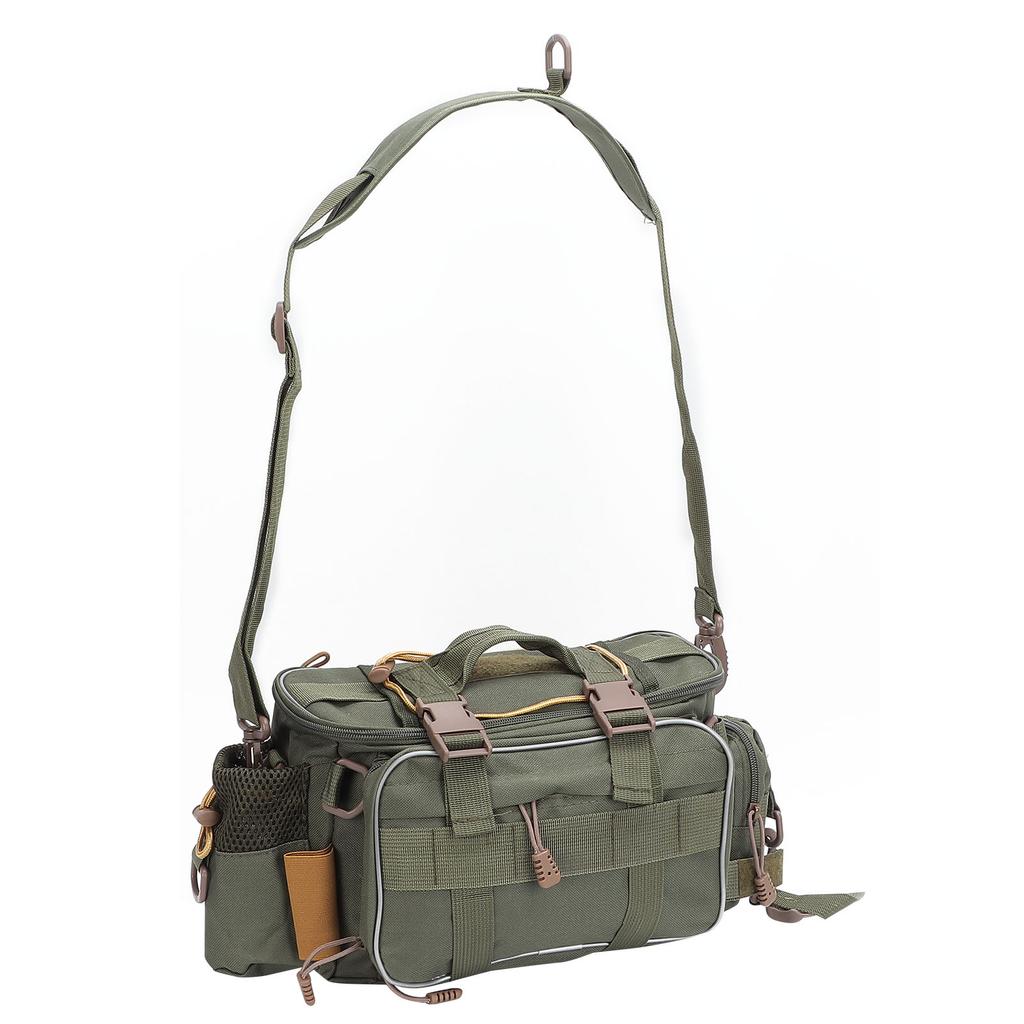 Fishing Bags Waterproof Large Capacity Fishing Storage Bags for Fishing Tools StorageArmy Green