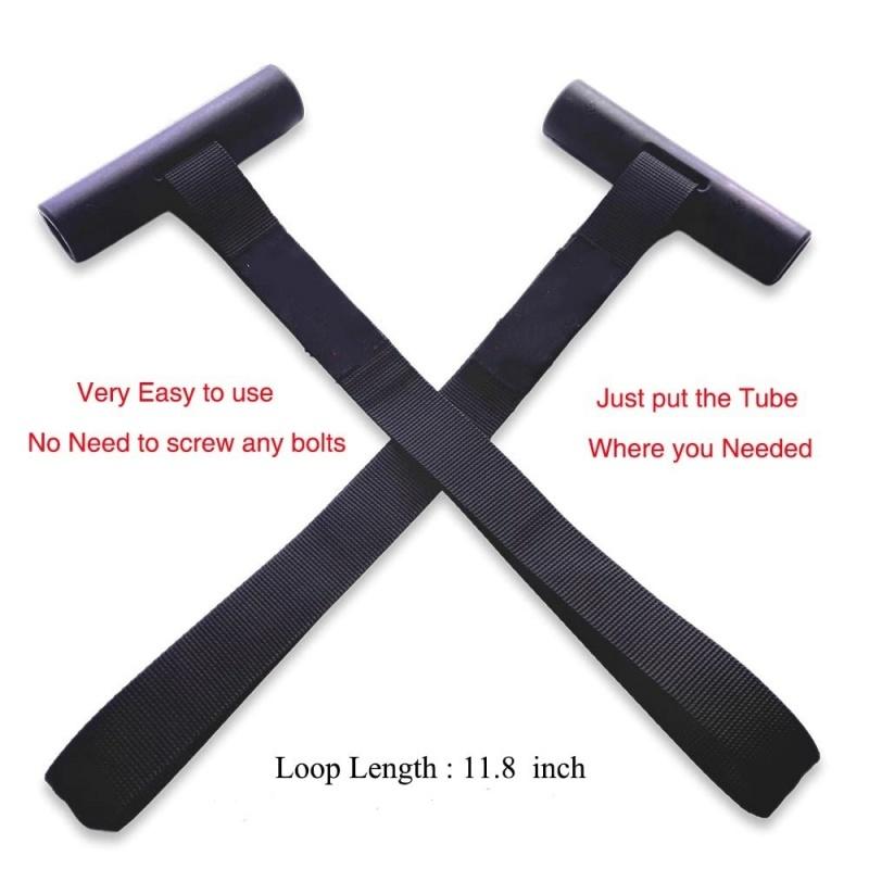 ISURE MARINE 4 Pcs Quick Hood Loops,Kayak And Canoe Tie Down Anchor Straps Trunk Anchor,Canoe Transport Accessories