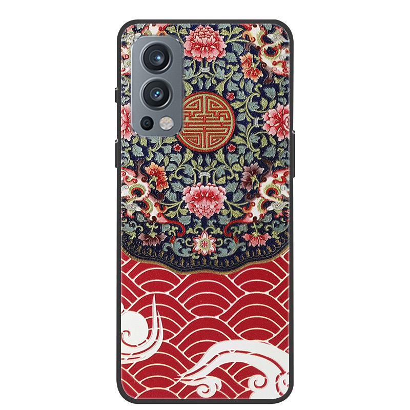 För Oneplus Nord 2 5G Fodral 3D Drake Prägling Mjuk TPU Silikon Baksidesfodral För Oneplus Nord2 5G One Plus Nord 2 Coque Bumper