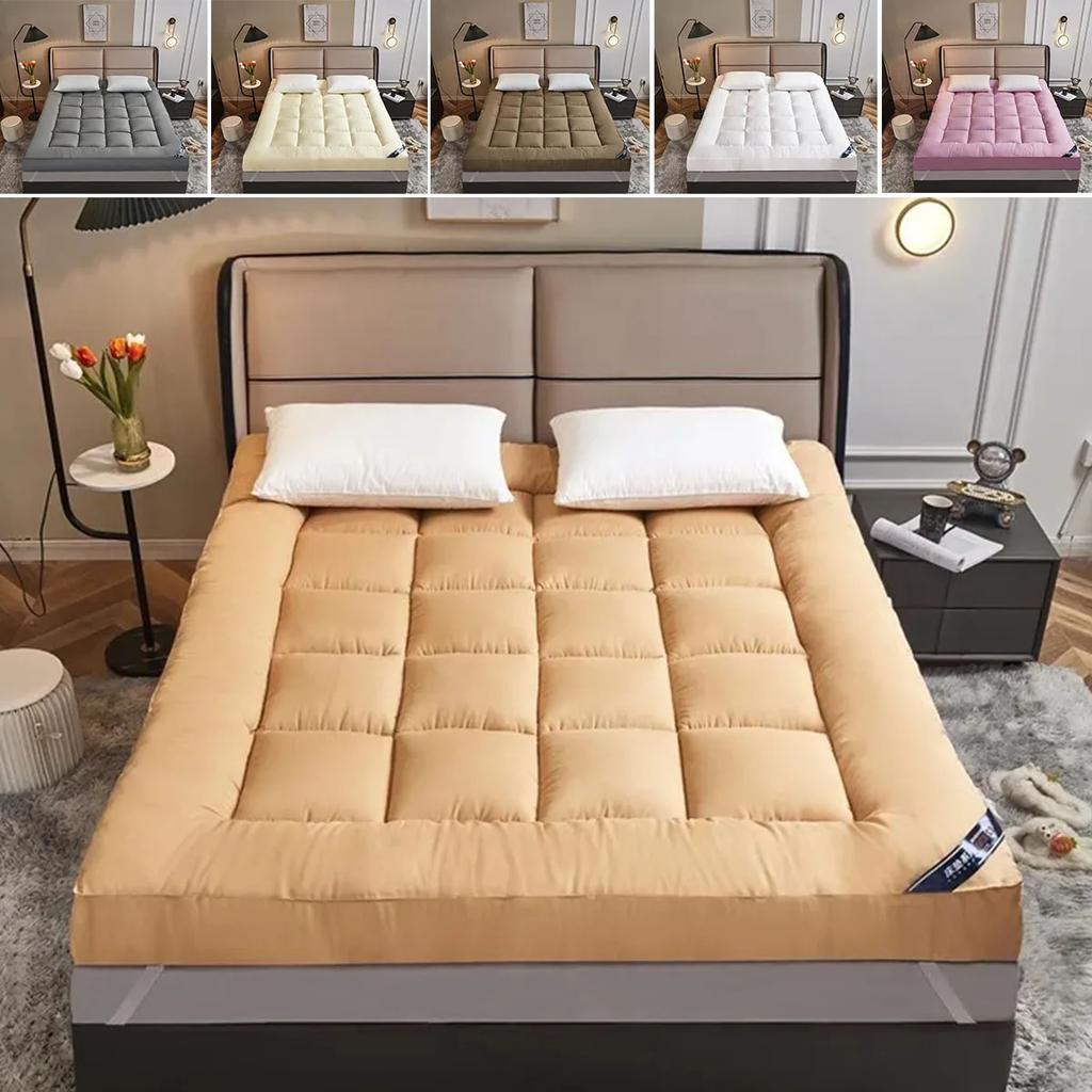 Thickening 10cm Soft Mattress Topper for Tatami Bed Sleeping Guest Breathable and Skin-Friendly Mattresses Folding Toper Floor