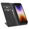LC.IMEEKE For iPhone 16e Case Scratch-Proof Microfiber Leather Magnetic Closing Phone Cover