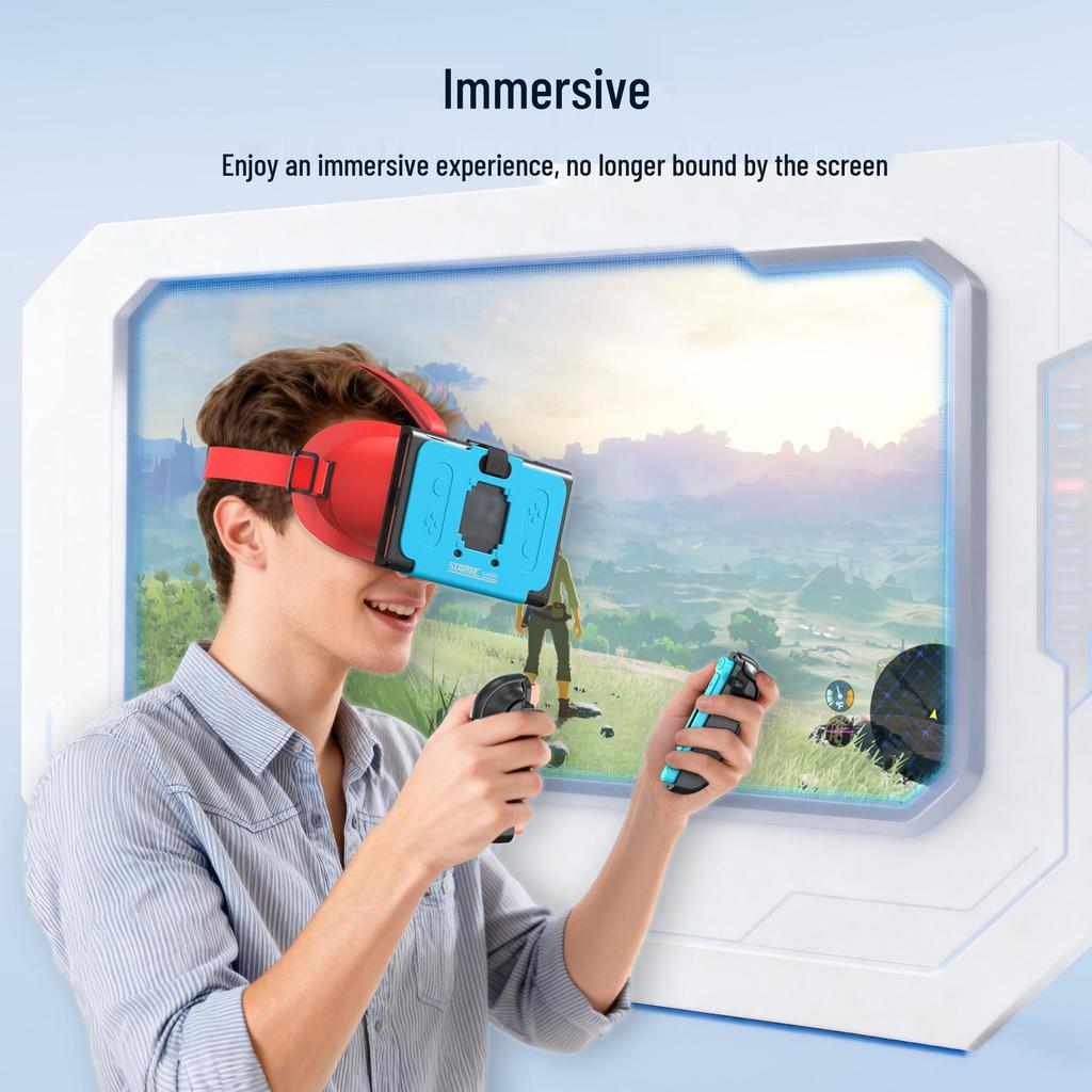 In Stock: Nintendo Switch 2 VR Glasses - HD 3D Headset, Christmas Gift, Game Console Accessory