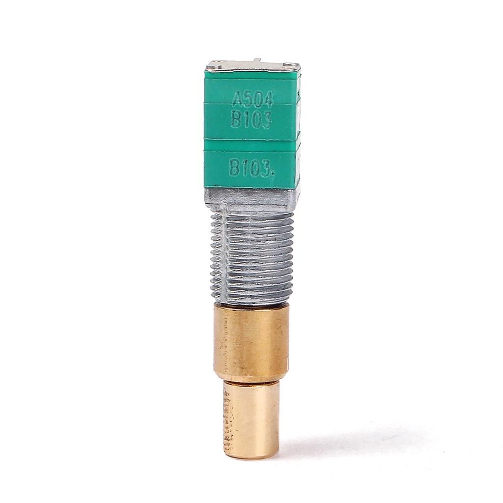 Potentiometer mit Drehschalter Rändelwelle A504 + B103 + B103 für Gitarre