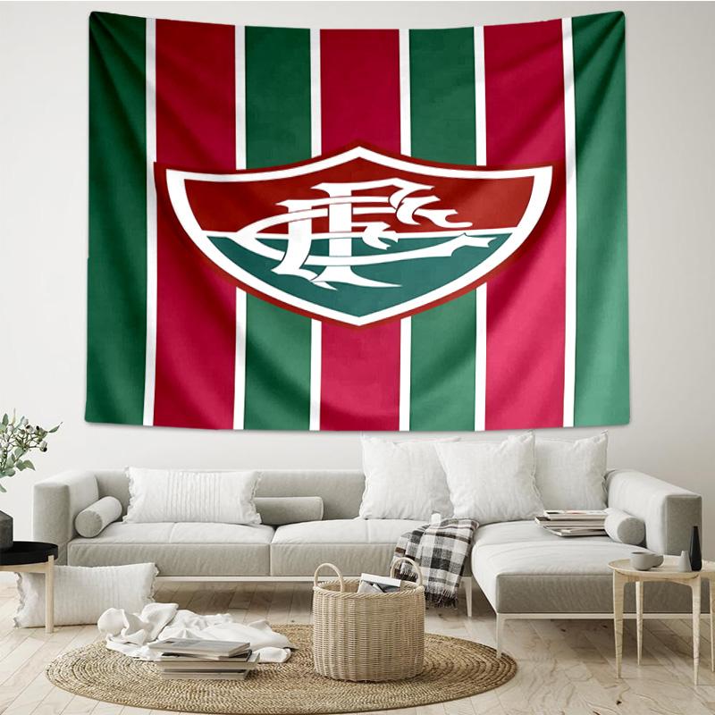 1PC Flumi-nense Football Club  Printed Tapestry Room Decoration Wall Hanging for Living Room Bedroom, Dormitory, Birthday and Christmas Gifts