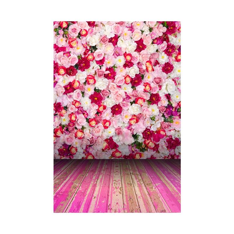 Fundal Floral pentru Fotografie Fundal cu Flori Baby Shower Ziua Mamei Ziua Îndrăgostiților Nuntă Decor Petrecere de Aniversare Banner Recuzită Studio