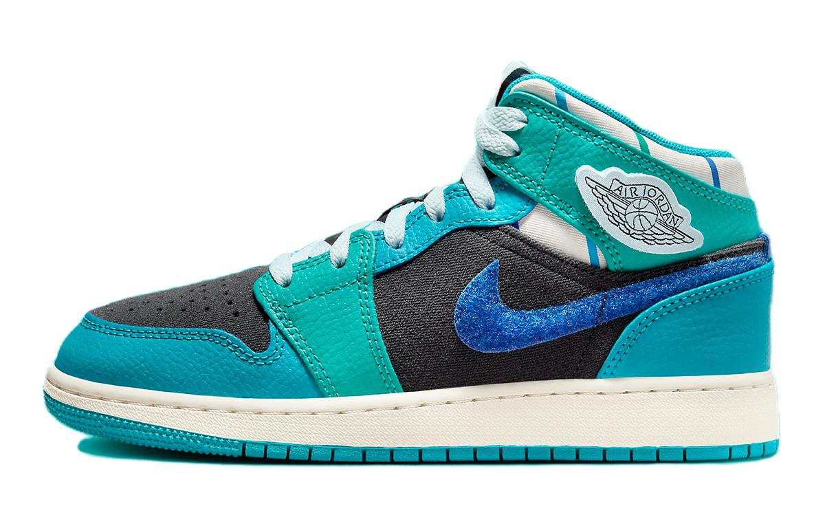 

Jordan 1 Mid Inspired By The Greatest Aquatone GS FJ9482-004 35.5