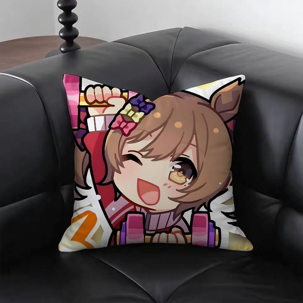 1pc Anime TOKAI TEIO Kawaii Pillow Case Fashion Square Pillowcase Bedroom Sofa Room Ins Decoration Leisure