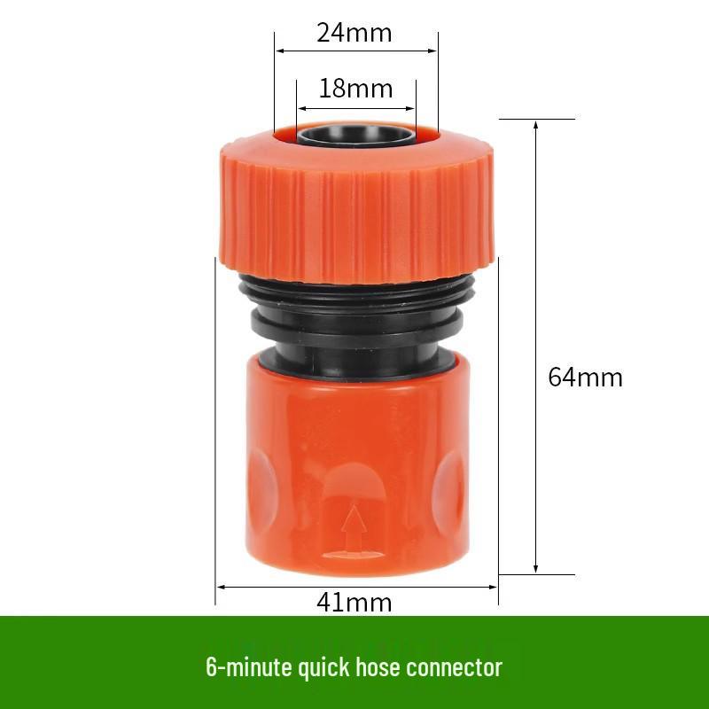 4-Punkt Schnellkupplungs-Gartenschlauch-Wasserverbinder und Düsenset