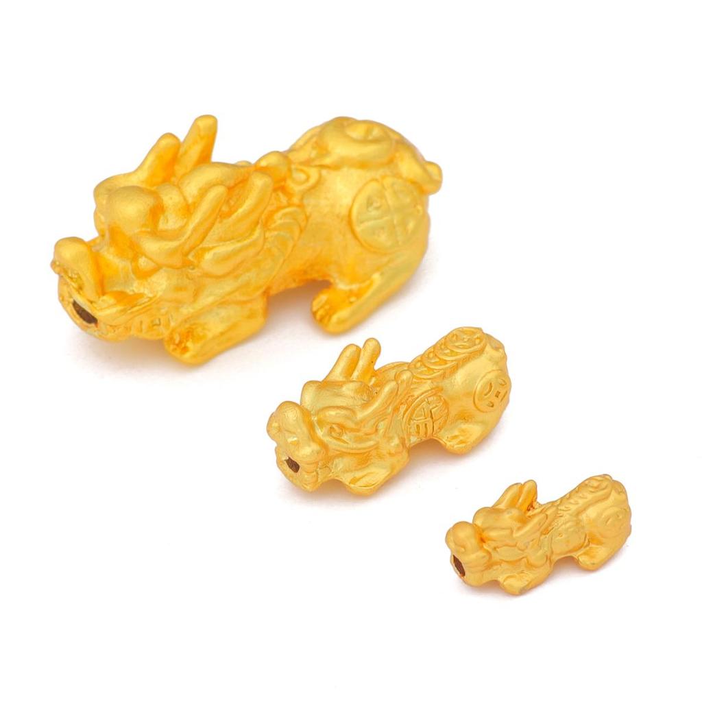 1 stk Kinesisk Pi Xiu Legering Plating Sands Tilbehør For smykker Komponent Making DIY Armbånd Charm Decoration