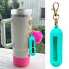 Silicone Lip Balm Keychain Holder Travel Portable Case for Purse Backpack Keys, Gym Workplace Outdoor Commute Essential