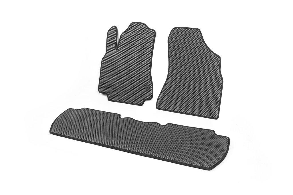EVA Mats (black) Front -2025 Rear -2025 On Thresholds (5 Pieces) for Peugeot Partner Tepee 2008-2018