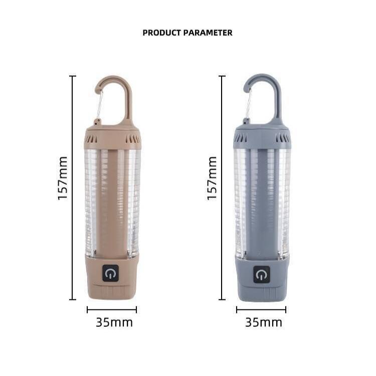 Multi Functional Outdoor LED Dual Light Camping Light, Rechargeable Flashlight, Portable Waterproof Travel Tent Light