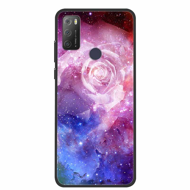 For Alcatel 1S 2021 Case Silicone Waterproof TPU Soft Phone Case For Alcatel 1S 1 S 2020 Capa Cartoon Coque Funda For 1SE 2020