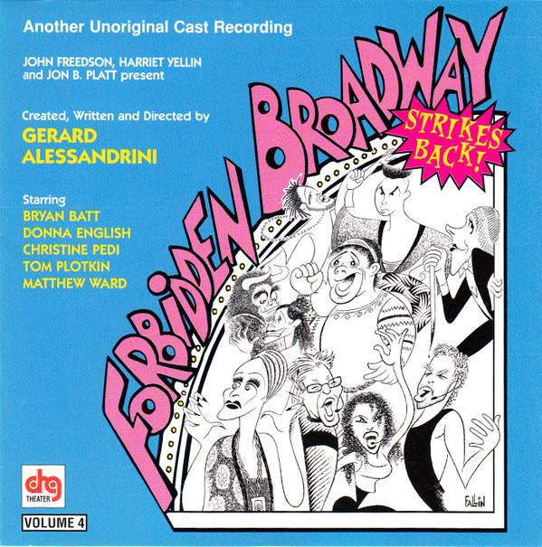 

CD GERARD ALESSANDRINI Forbidden Broadway Strikes Back 12614 DRG 1997 Canada Soundtracks Musicals Used