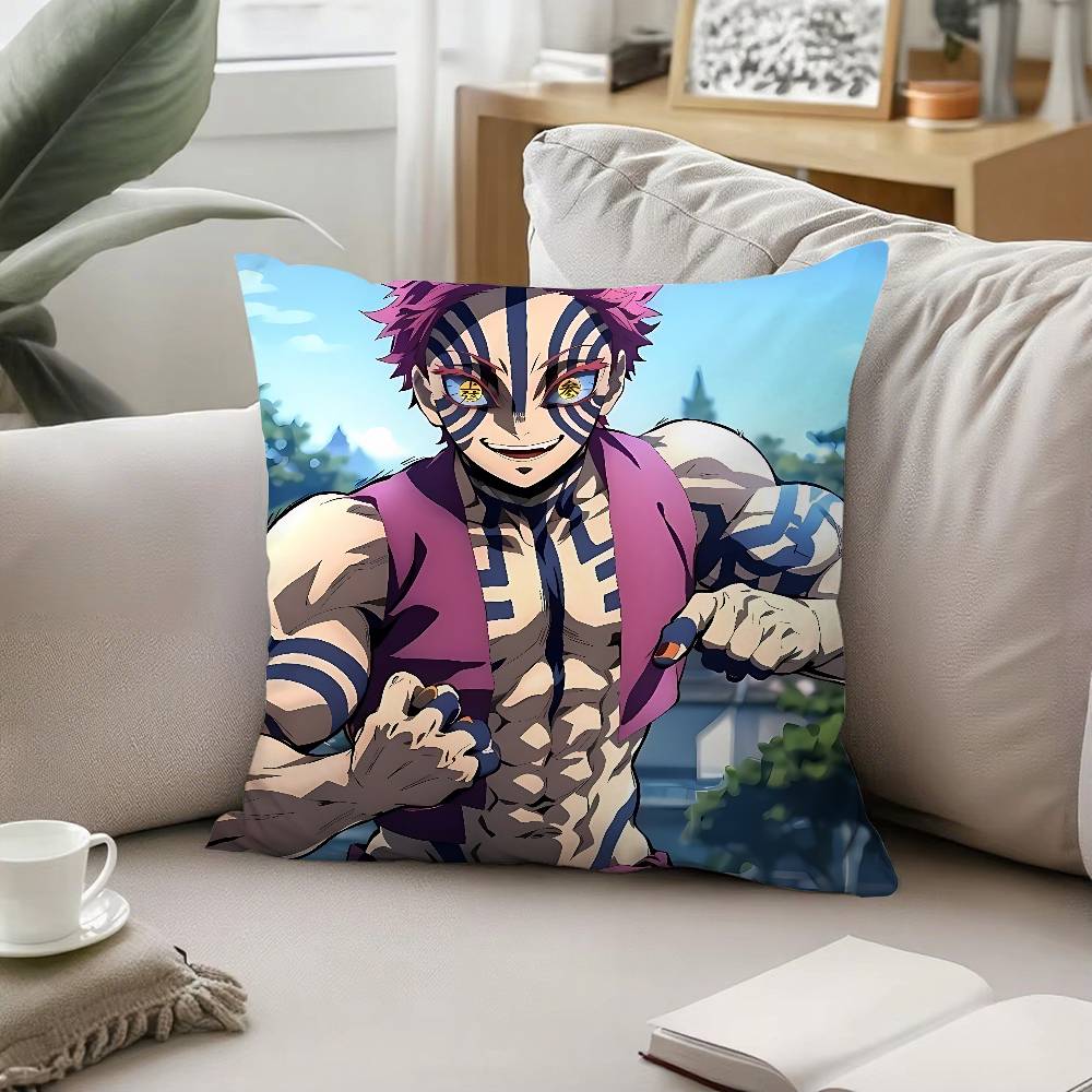 Anime A-akaza Pillow Case Cushion Cover Soft Cute Throw Pillow Case For Car Sofa Pillowcase Polyester With Zipper